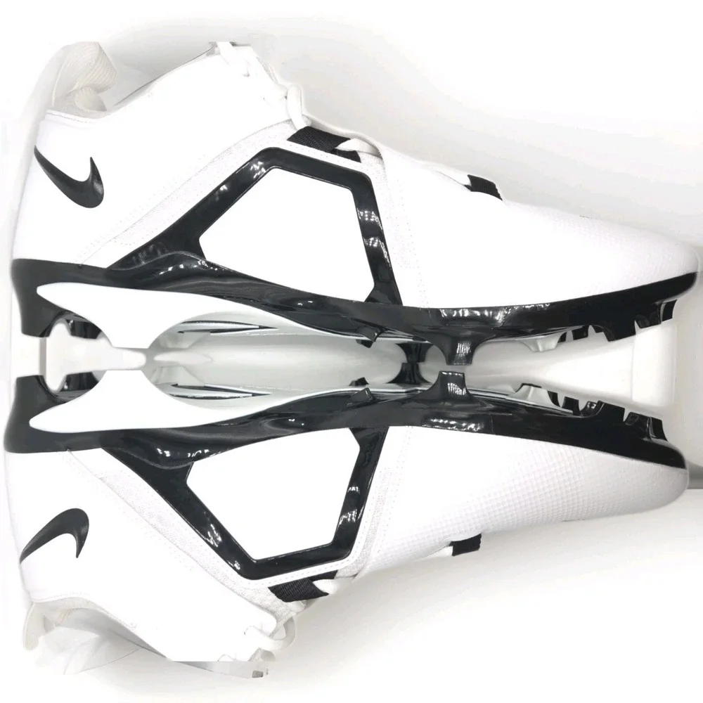 Nike Alpha Menace Pro 3‎ Low WIDE Cleats White/Black FJ6843-100 Men's Size 13W